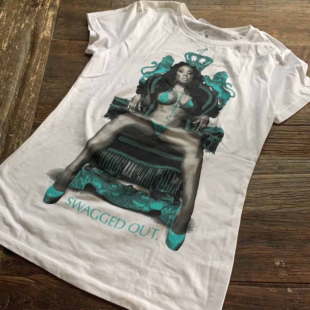 Brand new with tags Tits XL tee “swagged out”